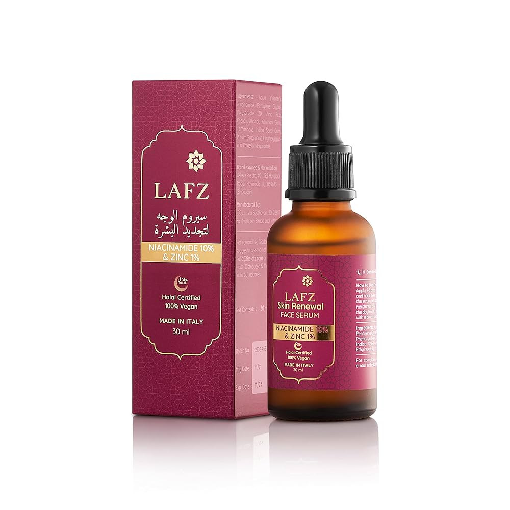 Lafz Skin Renewal Face Serum (30ml) - Niacinamide 10% & Zinc 1%